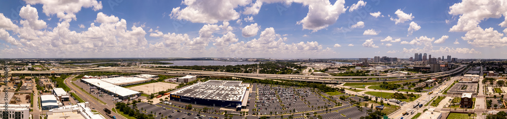 Aerial drone photo Ikea Tampa FL USA