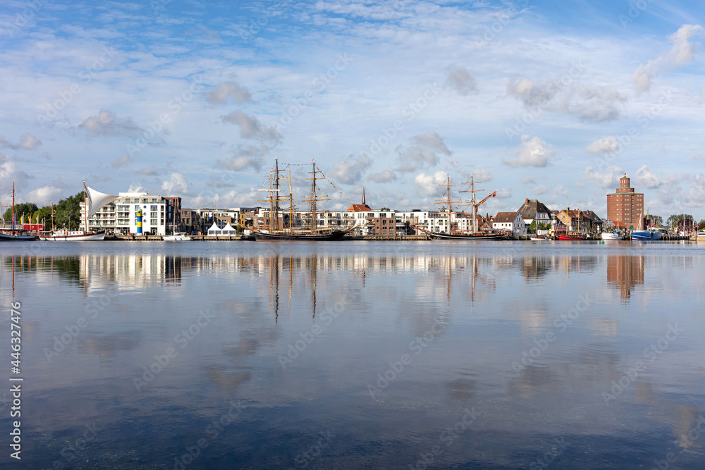 Fototapeta premium harbor of Eckernförde in Schleswig-Holstein, Germany