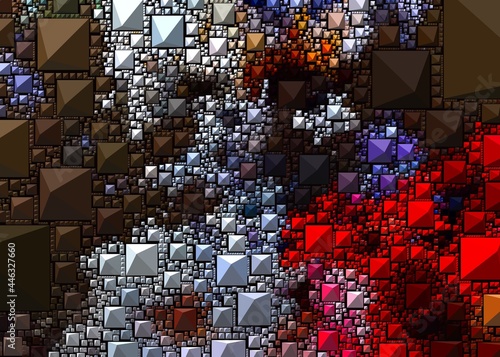 Abstract Painting Art Background Texture,Abstract Colorful Geometrical Artwork Poster,Modern Conceptual Art,Synthwave Aesthetic Vaporwave Poster Print,3D Rendering,3D Illustration