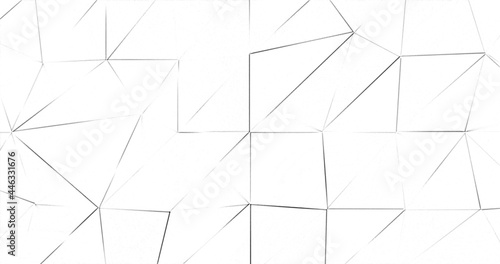 Polygon background. Black and white hand drawn texture for background. Hand drawn abstract background.