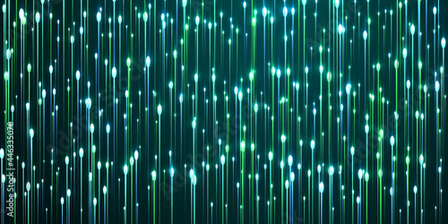 Abstract glowing line beams speed motion concept.