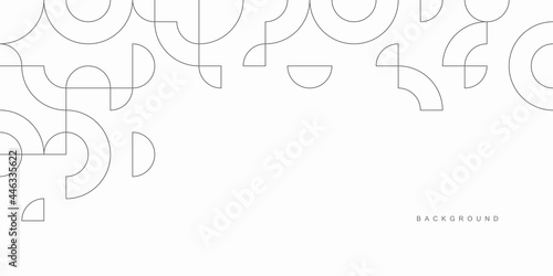 Abstract geometric technological background. Vector creative design. photo