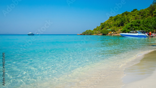 Beautiful tropical beach of Ko Lan island near Pattaya, Thailand © Olena Zn