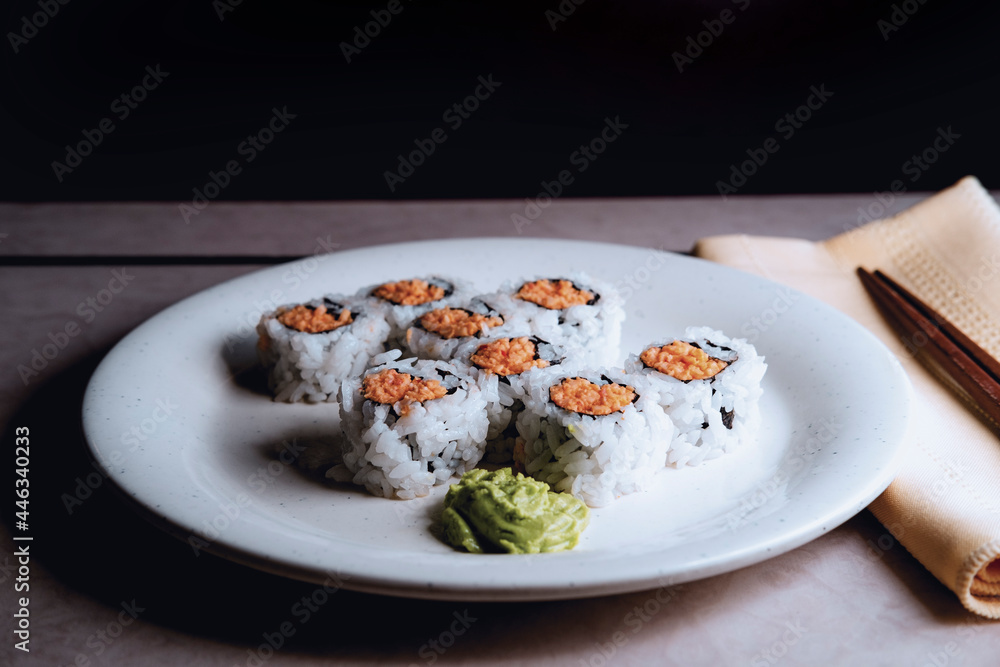 Japanese Sushi Salmon Roll Japanese Sushi Salmon Roll