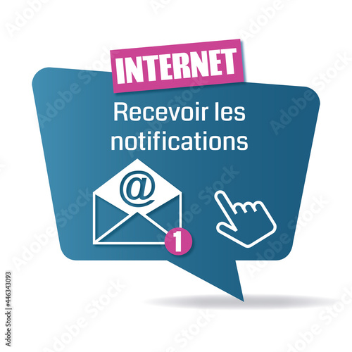 Logo recevoir les notifications.