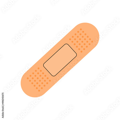 Vector illustration of a bandage.