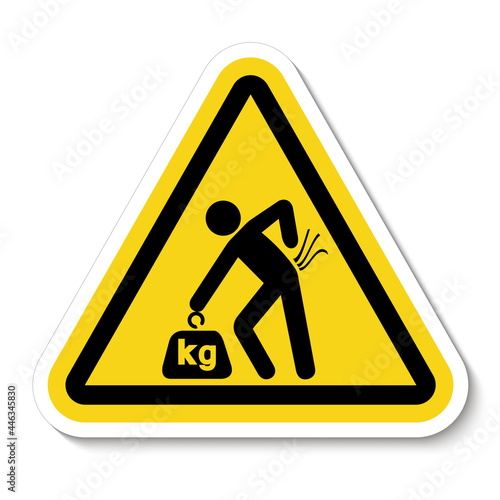 Lifting Hazard May Result In Injury See Safety Manual For Lifting Instructions