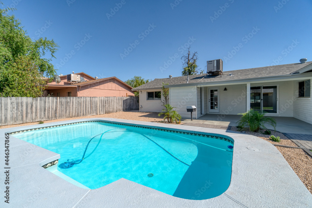 Fototapeta premium Home pool in phoenix