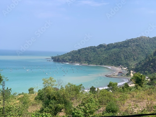 view of the sea from the sea