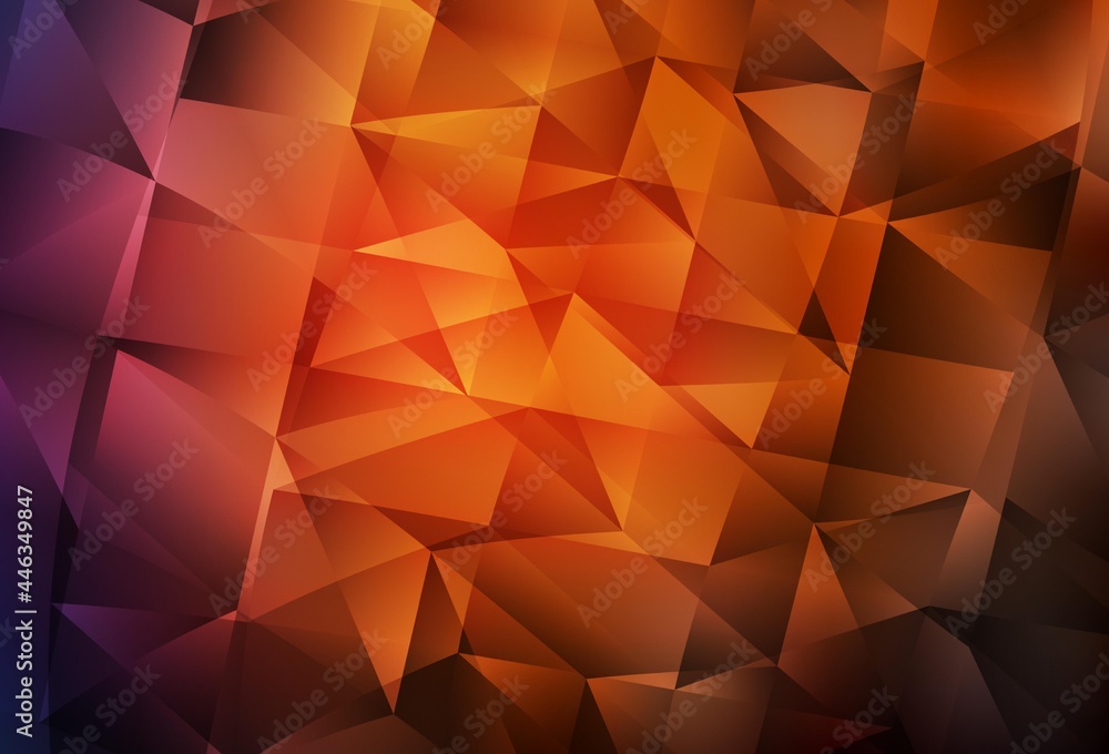 Dark Red vector background with triangles. Dark Red vector background with triangles.