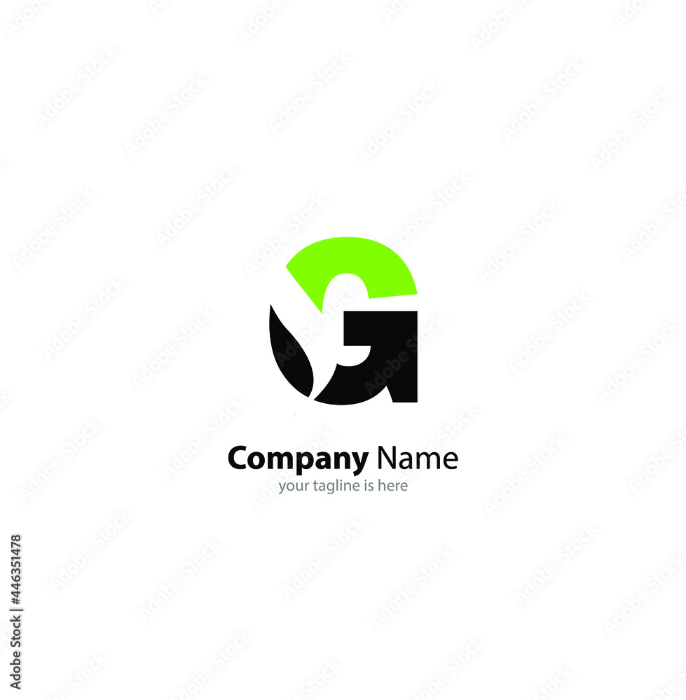 The simple elegant logo of letter G for company with white background, minimalist style The simple elegant logo of letter G for company with white background, minimalist style
