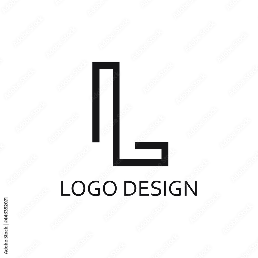 letter l for logo company 