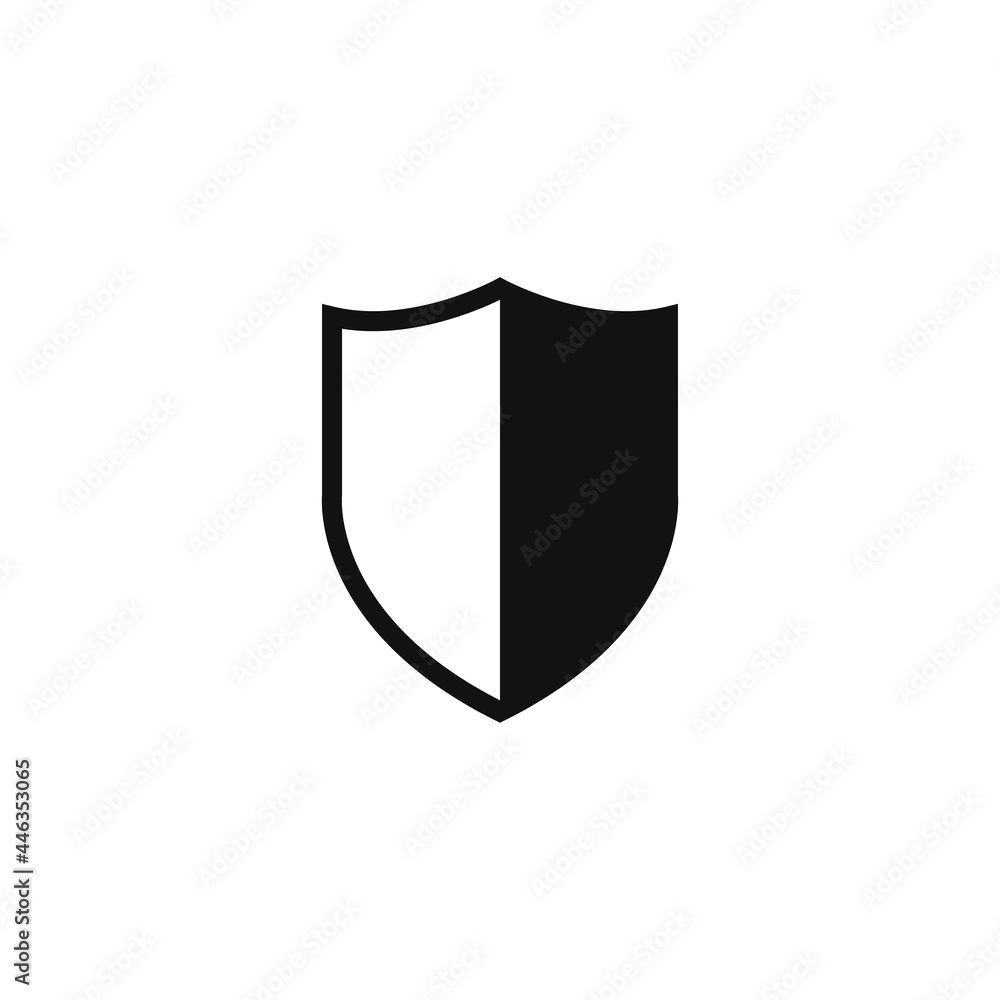 shield flat icon vector illutration shield flat icon vector illutration