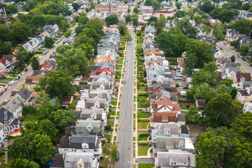 Aerial of East Orange New Jersey  photo