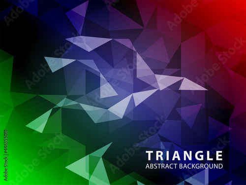 Vector of modern abstract triangular background - Vector