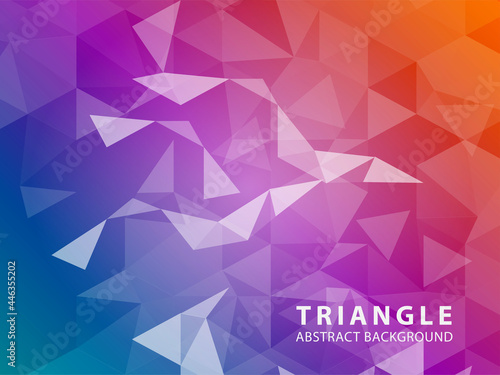 Vector of modern abstract triangular background - Vector