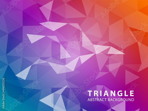 Vector of modern abstract triangular background - Vector