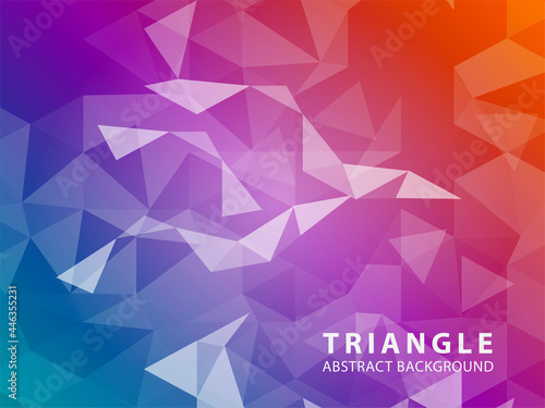 Vector of modern abstract triangular background - Vector