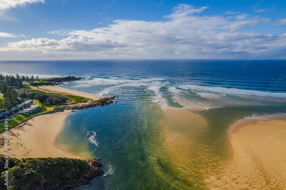 A cloud covered winters morning at Tuross Head