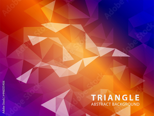 Vector of modern abstract triangular background - Vector