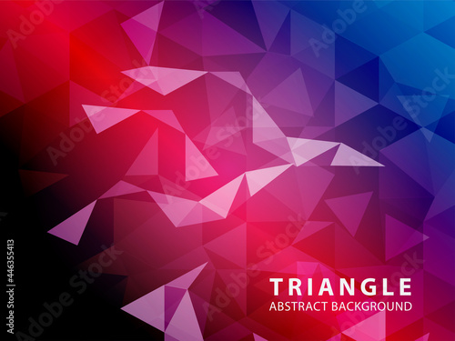 Vector of modern abstract triangular background - Vector