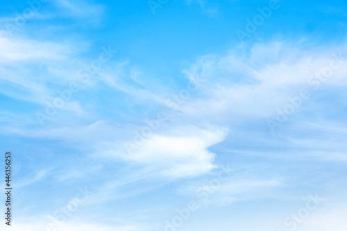 Blue sky with clouds background, Beautiful Amazing shape