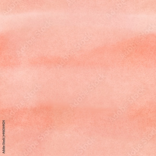 Peach watercolor seamless background pattern. Design in pastel colors for paper, fabric