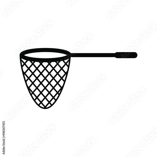 Butterfly catching net icon. catching net icon. Vector illustration.