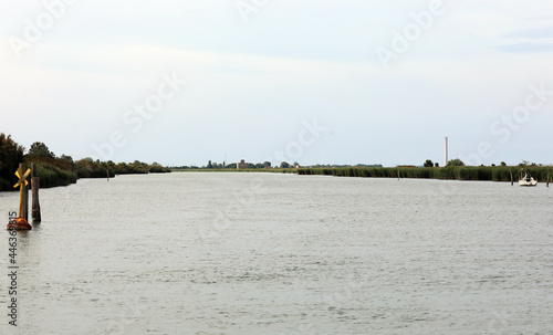 wide mouth of the Po River in Italy © ChiccoDodiFC