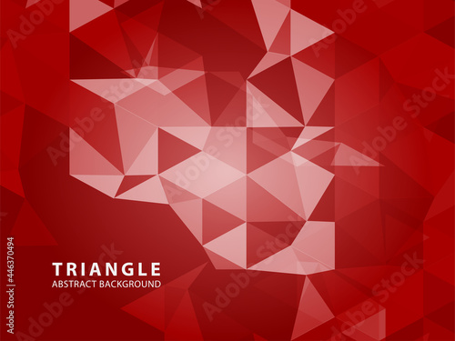 Vector of modern abstract triangular background - Vector