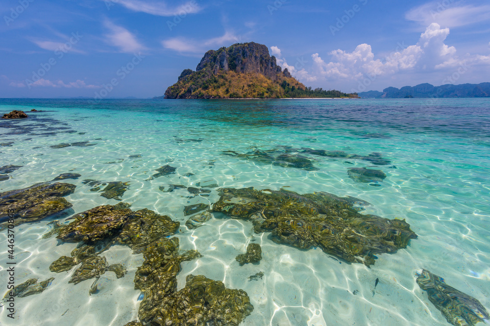 A view on Poda island from Tup island, Thailand