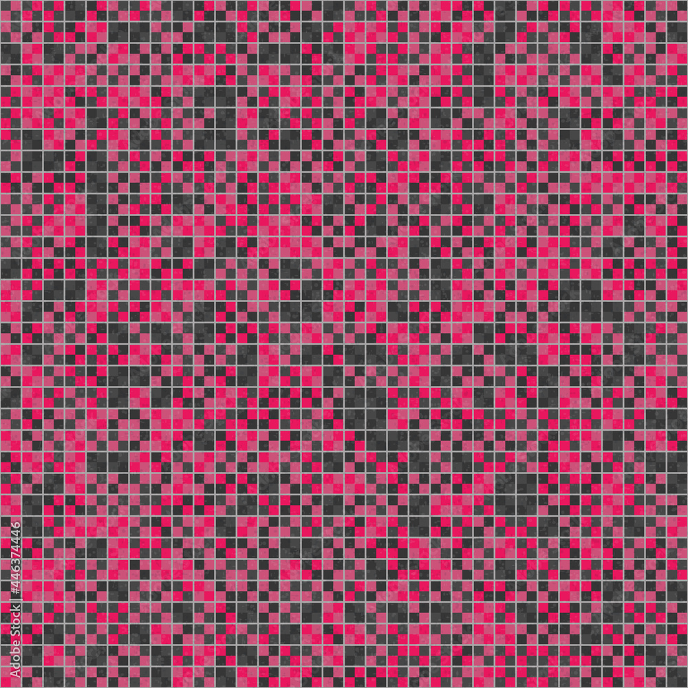 Fototapeta premium Abstract Geometric Pattern generative computational art illustration