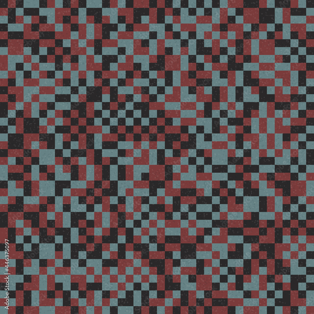 Fototapeta premium Abstract Geometric Pattern generative computational art illustration