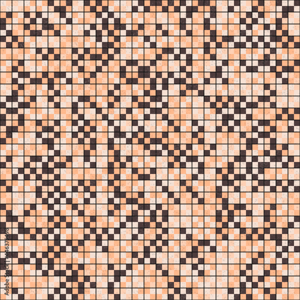 Fototapeta premium Abstract Geometric Pattern generative computational art illustration