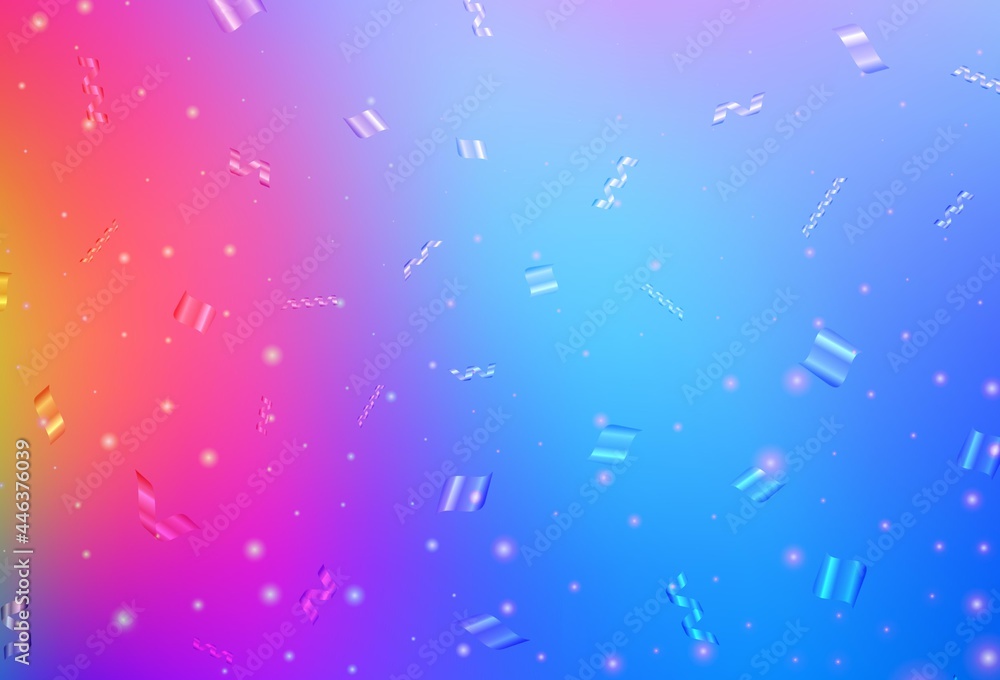 Light Blue, Red vector backdrop in holiday style. Light Blue, Red vector backdrop in holiday style.
