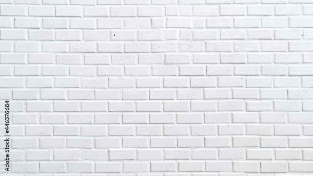 Fototapeta premium white brick wall for abstract background