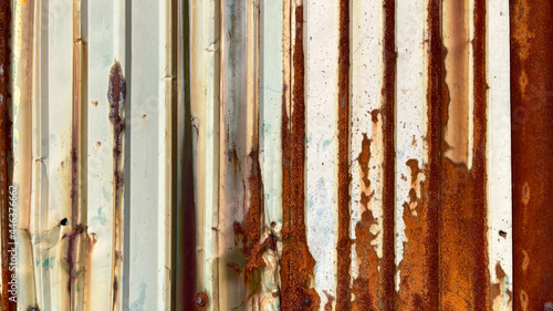Rusty galvanized sheet for abstract background