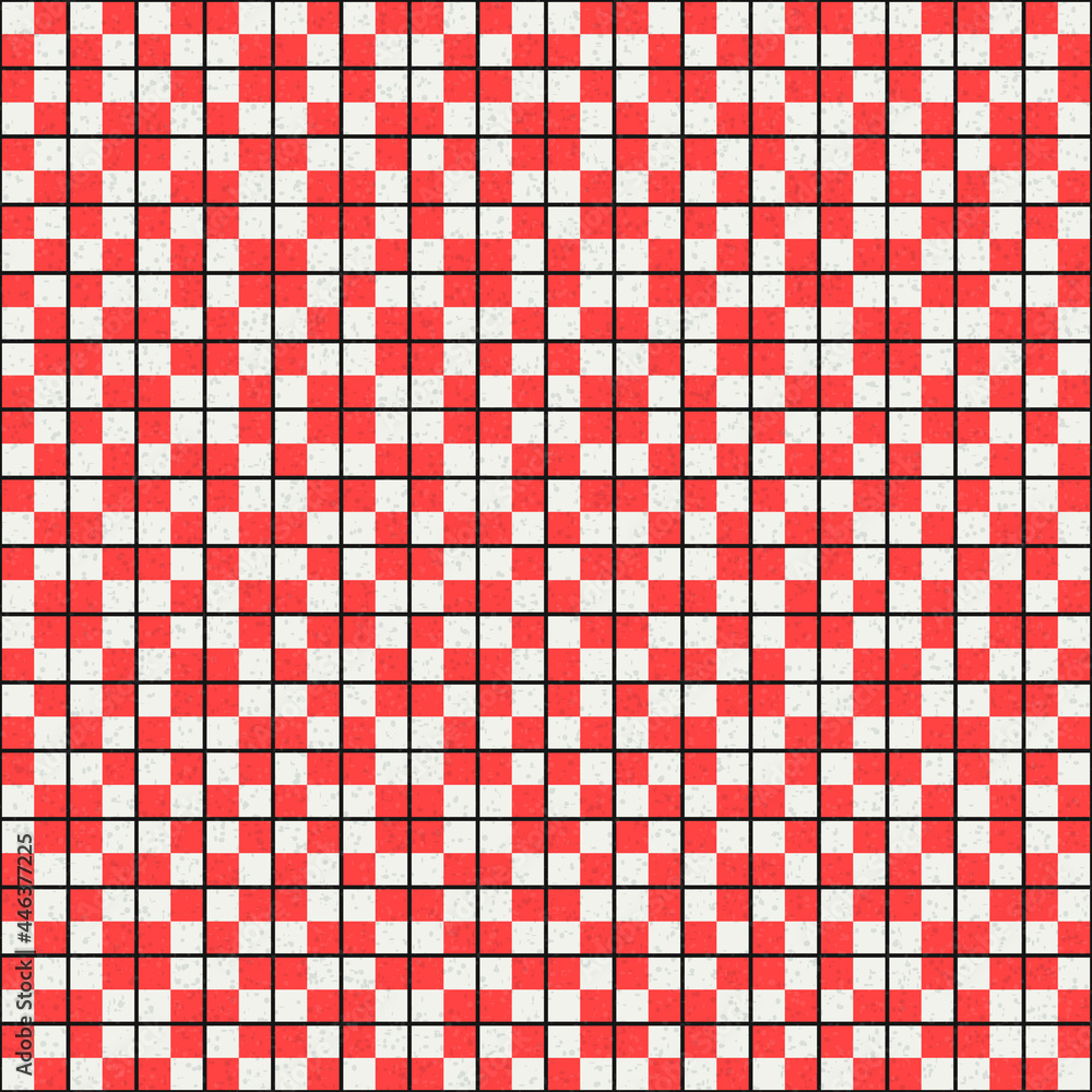 Fototapeta premium Abstract Geometric Pattern generative computational art illustration