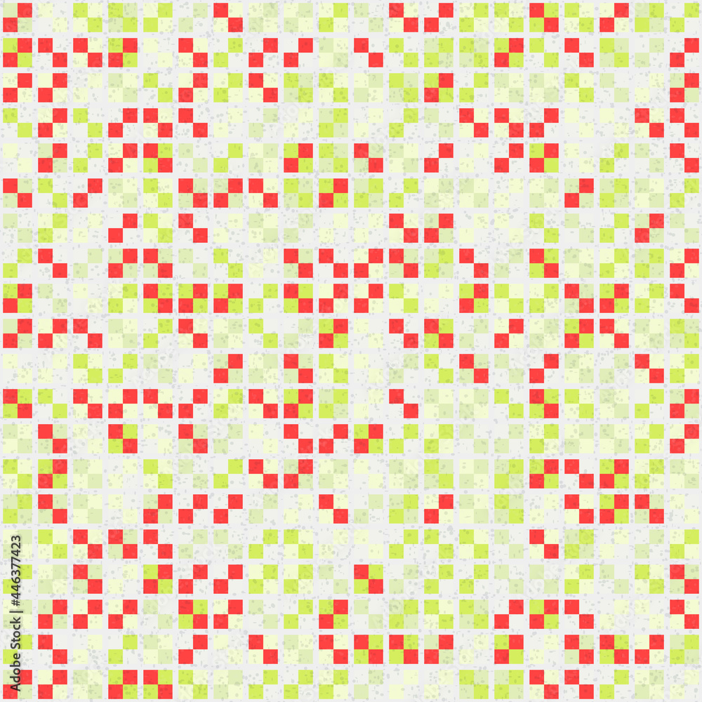 Fototapeta premium Abstract Geometric Pattern generative computational art illustration