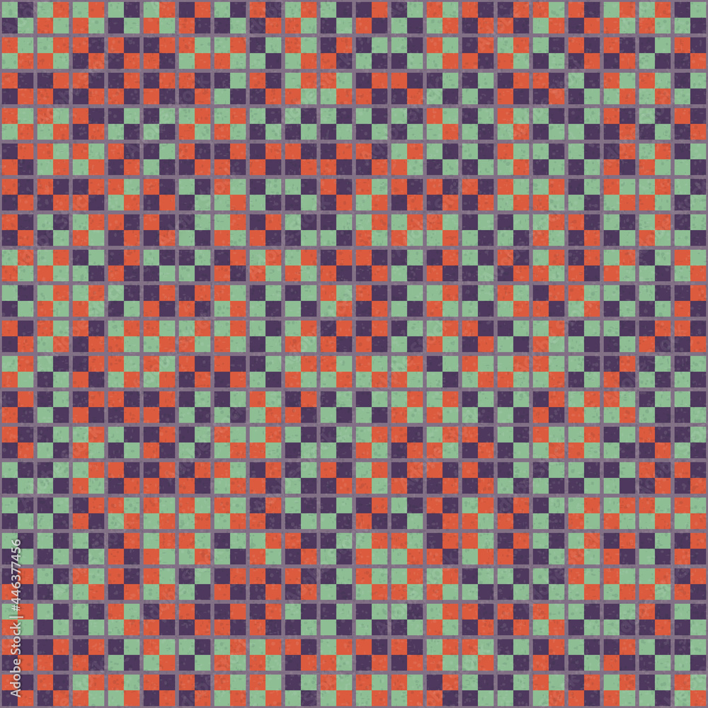 Fototapeta premium Abstract Geometric Pattern generative computational art illustration