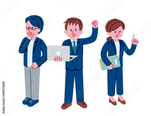 ビジネスパーソンのイラスト