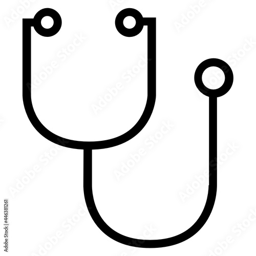 stehoscope line icon