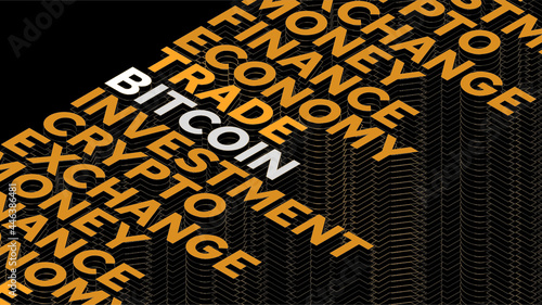 Bitcoin Cryptocurrency, Reliable and Fast Digital Money Technology, New Investment Tool Crypto Coins. Cryptocurrency technology that enters our lives with developing and growing technology. 