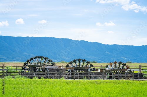 三連水車　福岡県朝倉市