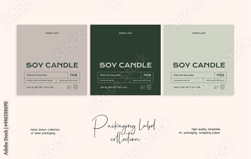 Hand drawn line art cosmetics vector label design template. Beauty illustration of elegant signs and badges for beauty, natural cosmetics, wellness, creative agency, fashion, wedding