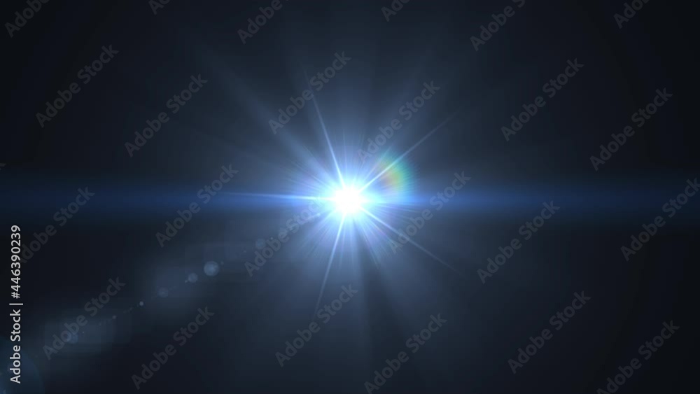 sun light lens flares art animation background