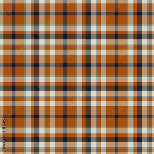 Wallpaper Mural Plaid seamless pattern. Vector background of textile ornament. Flat fabric design. Torontodigital.ca
