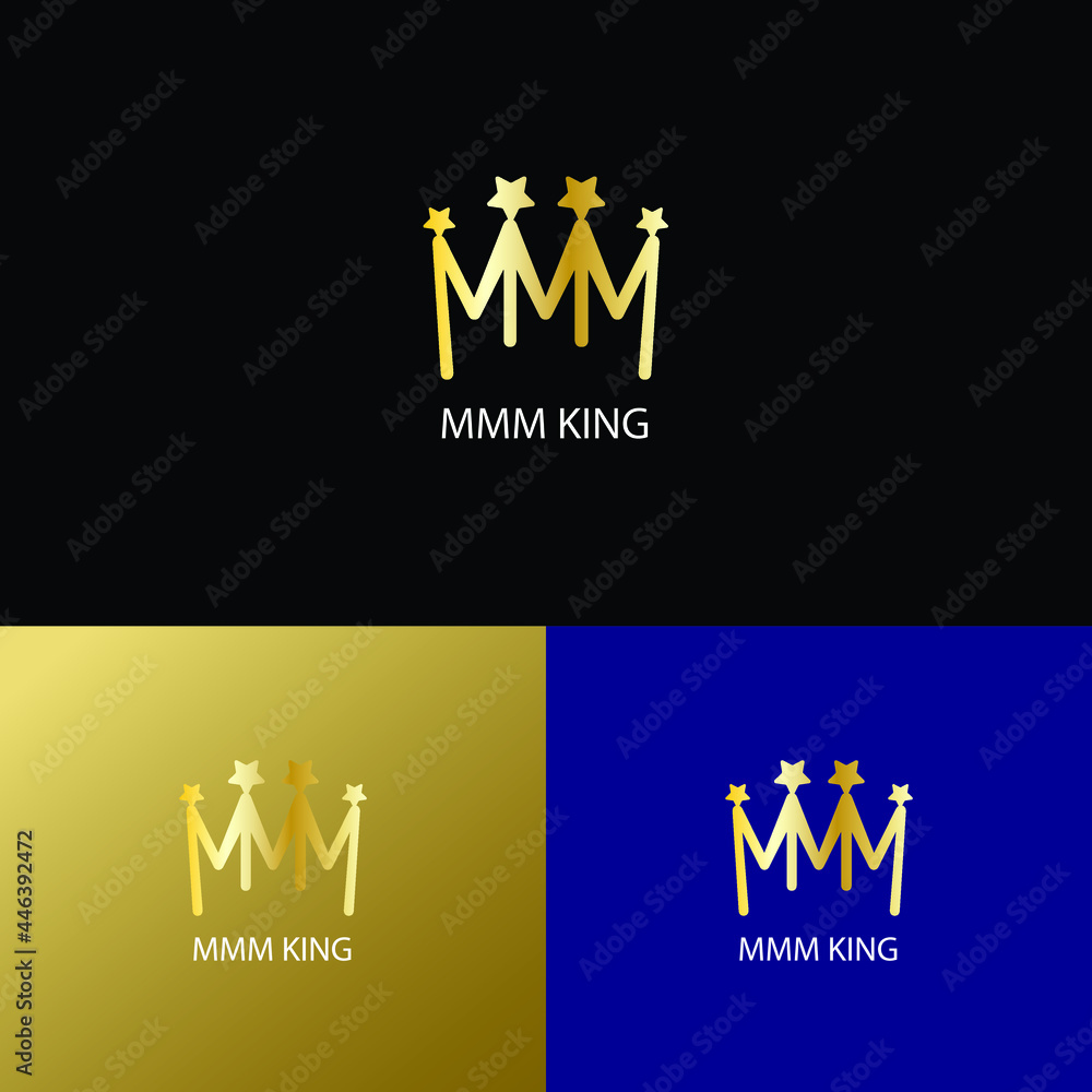 Premium Vector | Mmm letter logo design