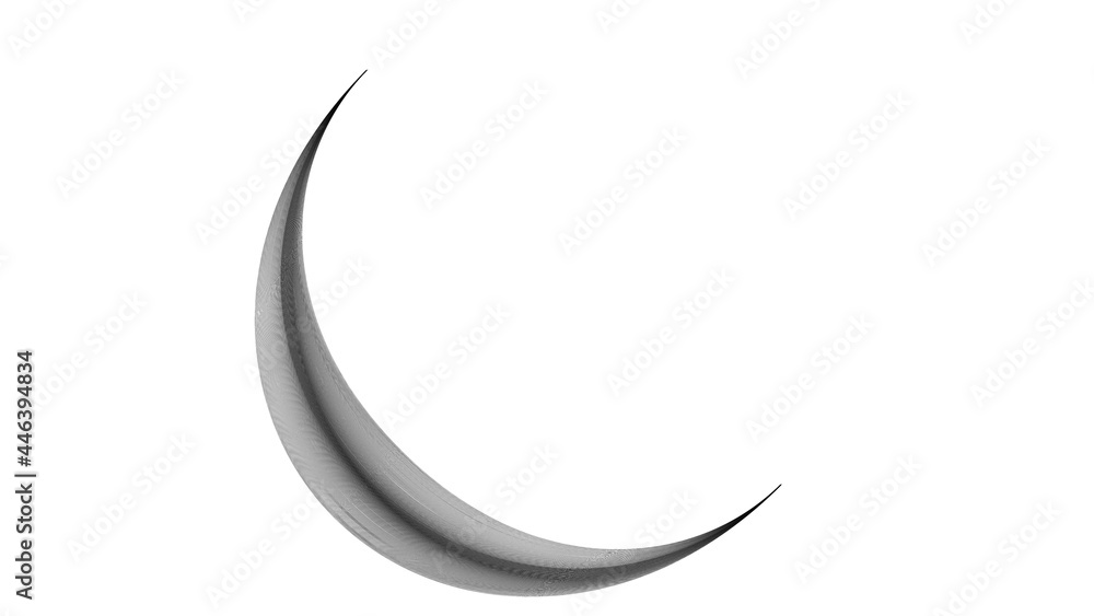 Lines in Semi Circle Form . Vector Illustration .Technology round. Moon Logo . Design element . Abstract Geometric shape . Lines in Semi Circle Form . Vector Illustration .Technology round. Moon Logo . Design element . Abstract Geometric shape .