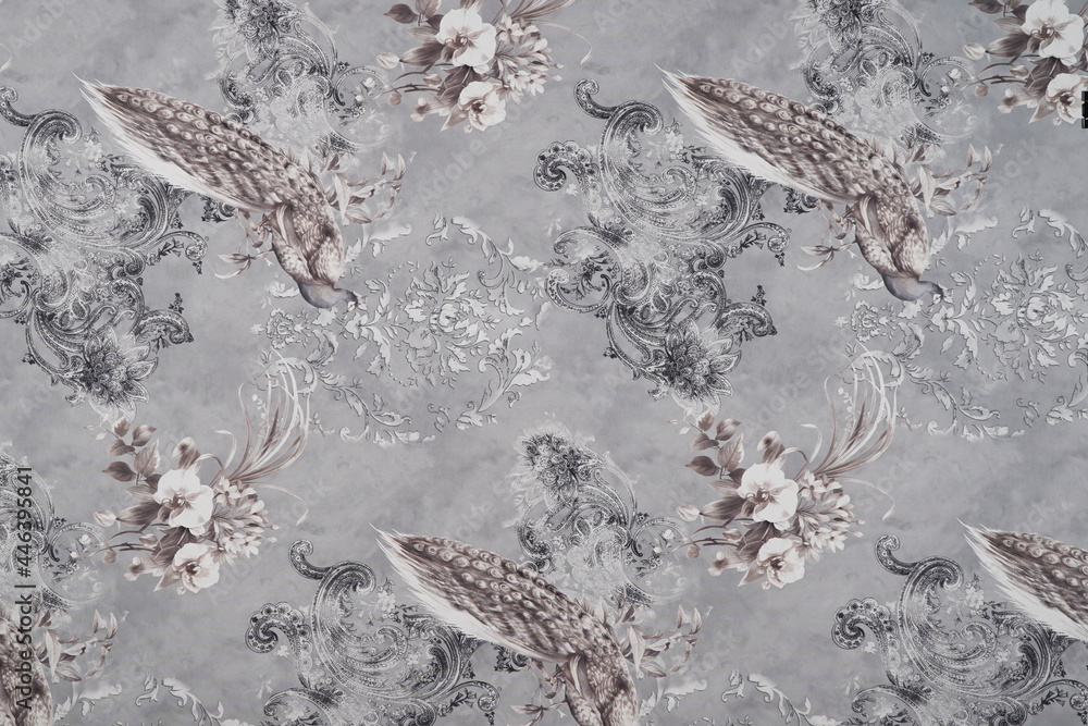 Fototapeta premium birds in snow